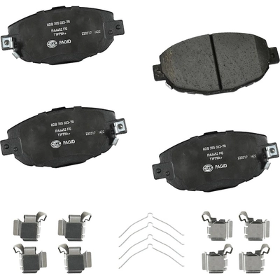 Front Ceramic Pads by HELLA PAGID - 355033781 pa1