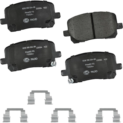 Front Ceramic Pads by HELLA PAGID - 355034081 pa2
