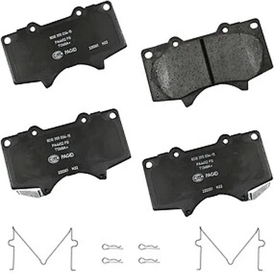 Front Ceramic Pads by HELLA PAGID - 355034151 pa1