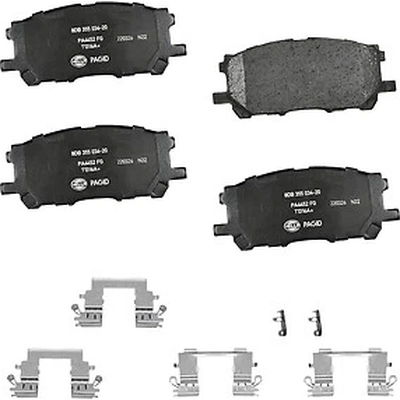 Front Ceramic Pads by HELLA PAGID - 355034201 pa1