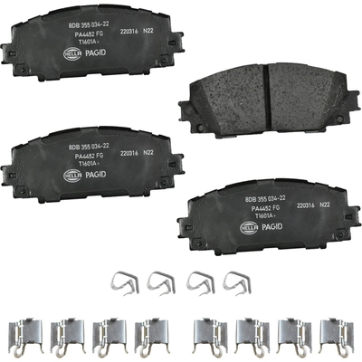 Front Ceramic Pads by HELLA PAGID - 355034221 pa2