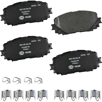 Front Ceramic Pads by HELLA PAGID - 355034251 pa2