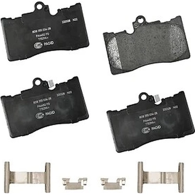 Front Ceramic Pads by HELLA PAGID - 355034281 pa1