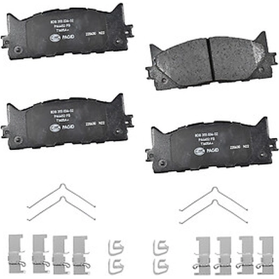 Front Ceramic Pads by HELLA PAGID - 355034321 pa1