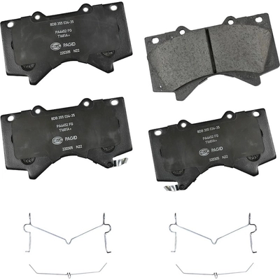 Front Ceramic Pads by HELLA PAGID - 355034351 pa1