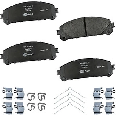 Front Ceramic Pads by HELLA PAGID - 355034401 pa1