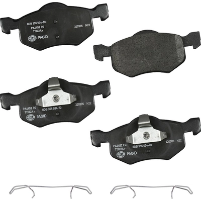 Front Ceramic Pads by HELLA PAGID - 355034701 pa1