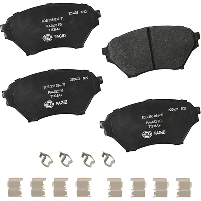 Front Ceramic Pads by HELLA PAGID - 355034711 pa2