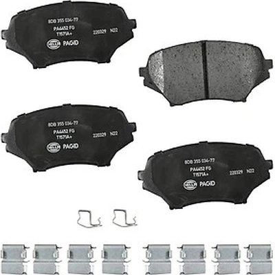 Front Ceramic Pads by HELLA PAGID - 355034771 pa1
