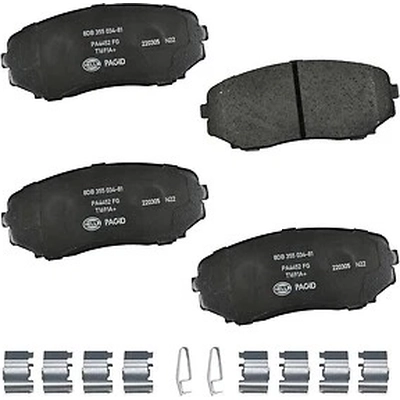 Front Ceramic Pads by HELLA PAGID - 355034811 pa1