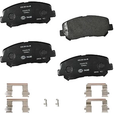 Front Ceramic Pads by HELLA PAGID - 355034851 pa1