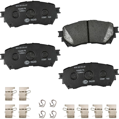 Front Ceramic Pads by HELLA PAGID - 355034871 pa1