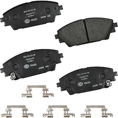 Front Ceramic Pads by HELLA PAGID - 355034881 pa1