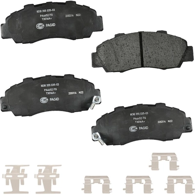 Front Ceramic Pads by HELLA PAGID - 355035031 pa1