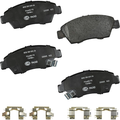 Front Ceramic Pads by HELLA PAGID - 355035061 pa1