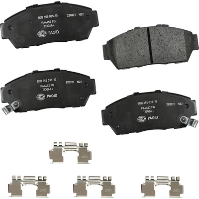 Front Ceramic Pads by HELLA PAGID - 355035101 pa1