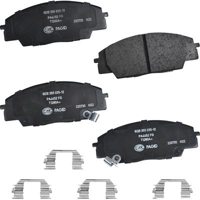 Front Ceramic Pads by HELLA PAGID - 355035121 pa1