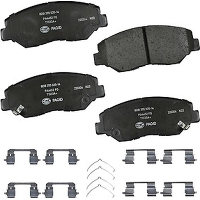 Front Ceramic Pads by HELLA PAGID - 355035141 pa1