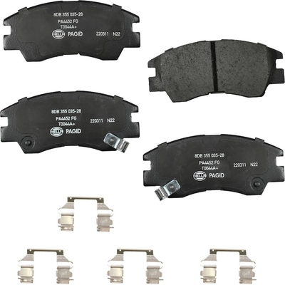 Front Ceramic Pads by HELLA PAGID - 355035281 pa2