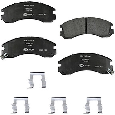 Front Ceramic Pads by HELLA PAGID - 355035301 pa1