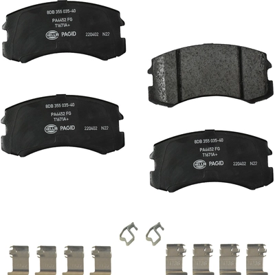 Front Ceramic Pads by HELLA PAGID - 355035401 pa2