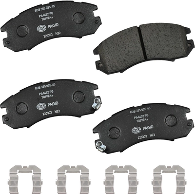 Front Ceramic Pads by HELLA PAGID - 355035451 pa1