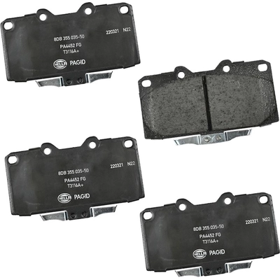 Front Ceramic Pads by HELLA PAGID - 355035501 pa1