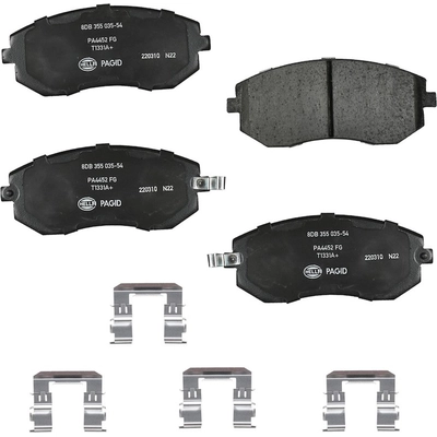 Front Ceramic Pads by HELLA PAGID - 355035541 pa1