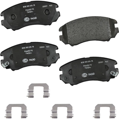 Front Ceramic Pads by HELLA PAGID - 355035781 pa1