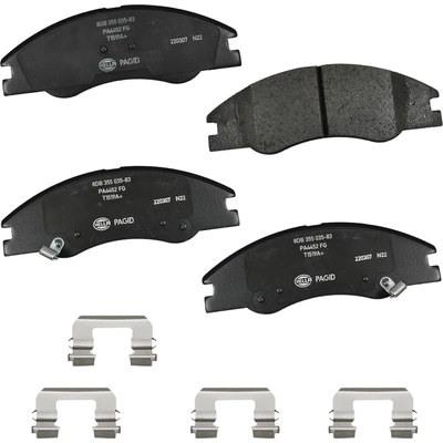 Front Ceramic Pads by HELLA PAGID - 355035831 pa1