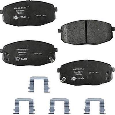 Front Ceramic Pads by HELLA PAGID - 355035871 pa1