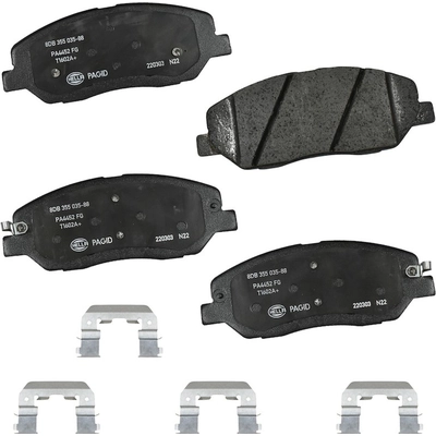 Front Ceramic Pads by HELLA PAGID - 355035881 pa1