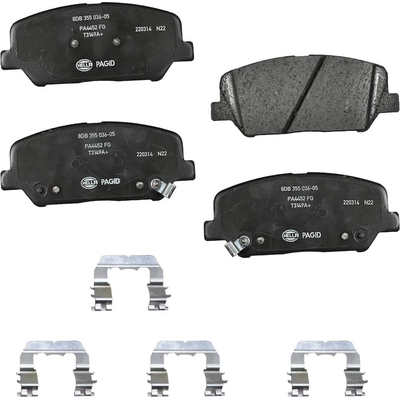 Front Ceramic Pads by HELLA PAGID - 355036051 pa2