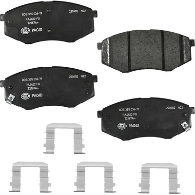 Front Ceramic Pads by HELLA PAGID - 355036191 pa1