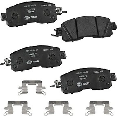 Front Ceramic Pads by HELLA PAGID - 355036201 pa1