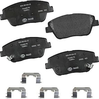 Front Ceramic Pads by HELLA PAGID - 355036221 pa1