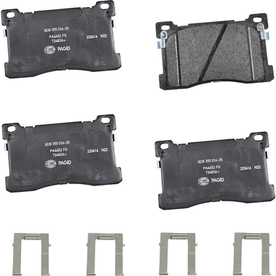 Front Ceramic Pads by HELLA PAGID - 355036251 pa1