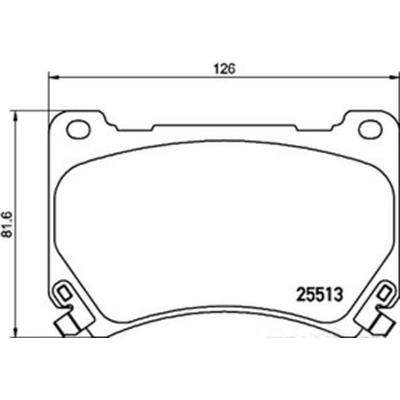 Front Ceramic Pads by HELLA PAGID - 355036321 pa2