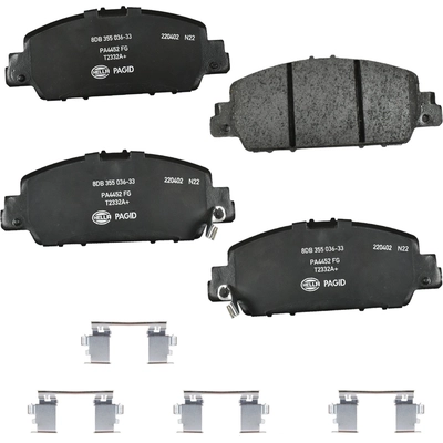 Front Ceramic Pads by HELLA PAGID - 355036331 pa1