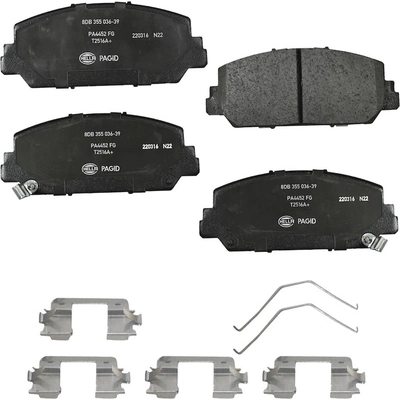 Front Ceramic Pads by HELLA PAGID - 355036391 pa1
