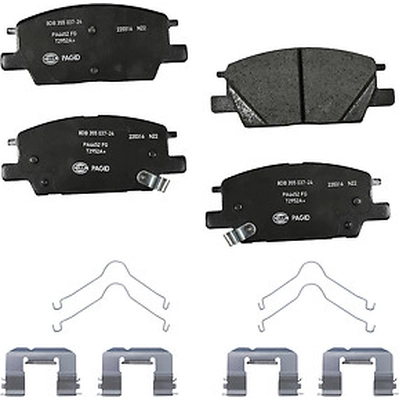 Front Ceramic Pads by HELLA PAGID - 355037241 pa1
