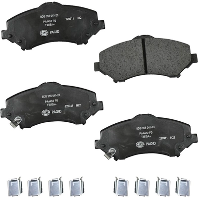 Front Ceramic Pads by HELLA PAGID - 355041231 pa1