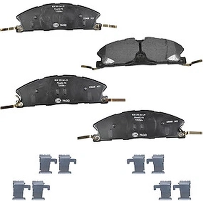 Front Ceramic Pads by HELLA PAGID - 355041291 pa1