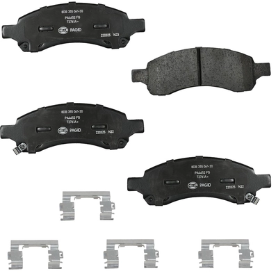 Front Ceramic Pads by HELLA PAGID - 355041301 pa1
