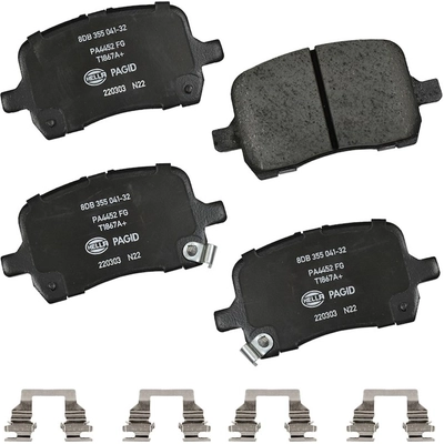 Front Ceramic Pads by HELLA PAGID - 355041321 pa1