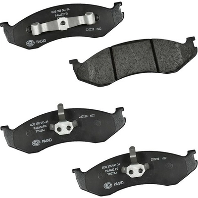 Front Ceramic Pads by HELLA PAGID - 355041341 pa1