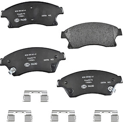 Front Ceramic Pads by HELLA PAGID - 355041411 pa1