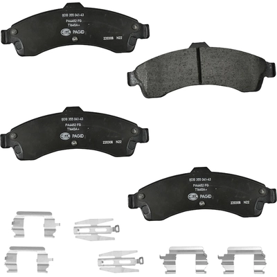 Front Ceramic Pads by HELLA PAGID - 355041431 pa1