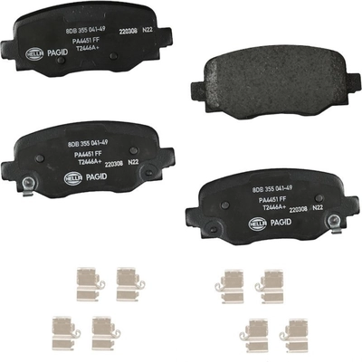Front Ceramic Pads by HELLA PAGID - 355041491 pa3