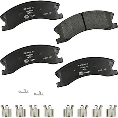 Front Ceramic Pads by HELLA PAGID - 355041591 pa1